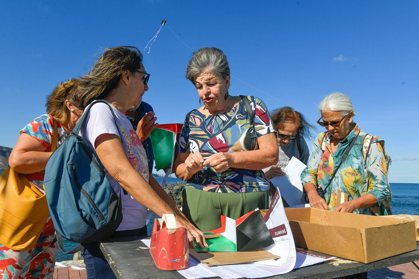 Cometas por Palestina en Las Palmas de Gran Canaria