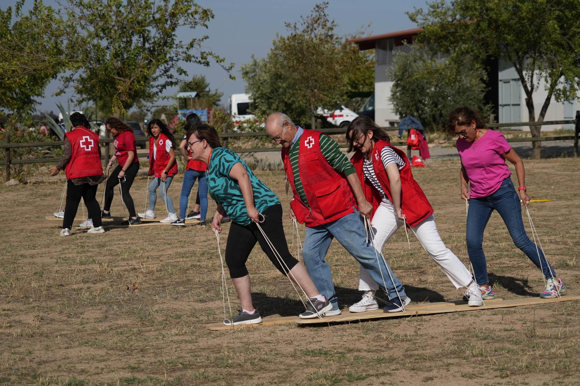 Los voluntarios de Cruz Roja en la provincia se reunen en Dos Torres