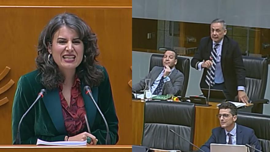 Tenso rifirrafe entre Podemos y Vox en la Asamblea de Extremadura por el &quot;campo de concentración&quot; para migrantes de Trump