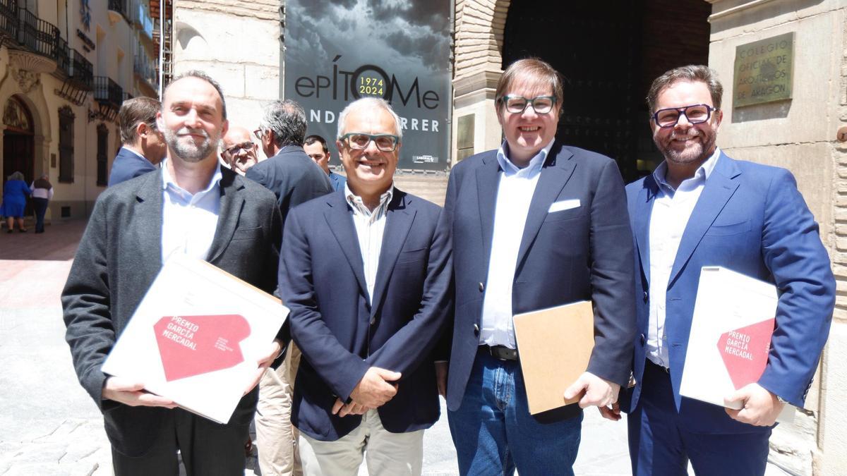 Santiago Carroquino y Magén Arquitectos junto a Carlos Turégano.