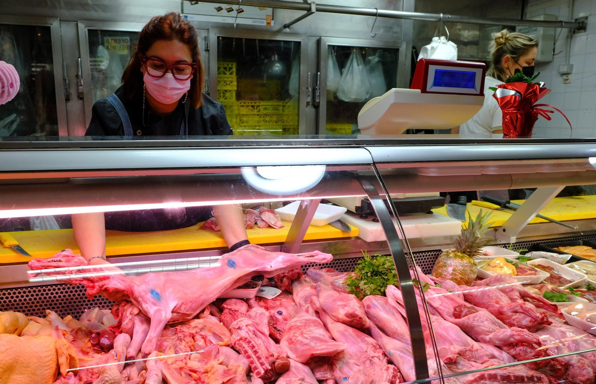 Compras para la cena de Nochebuena en el Mercado Central de Las Palmas de Gran Canaria