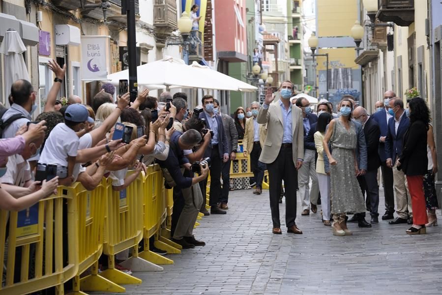 Primera visita de los Reyes de España a Canarias tras la pandemia del coronavirus