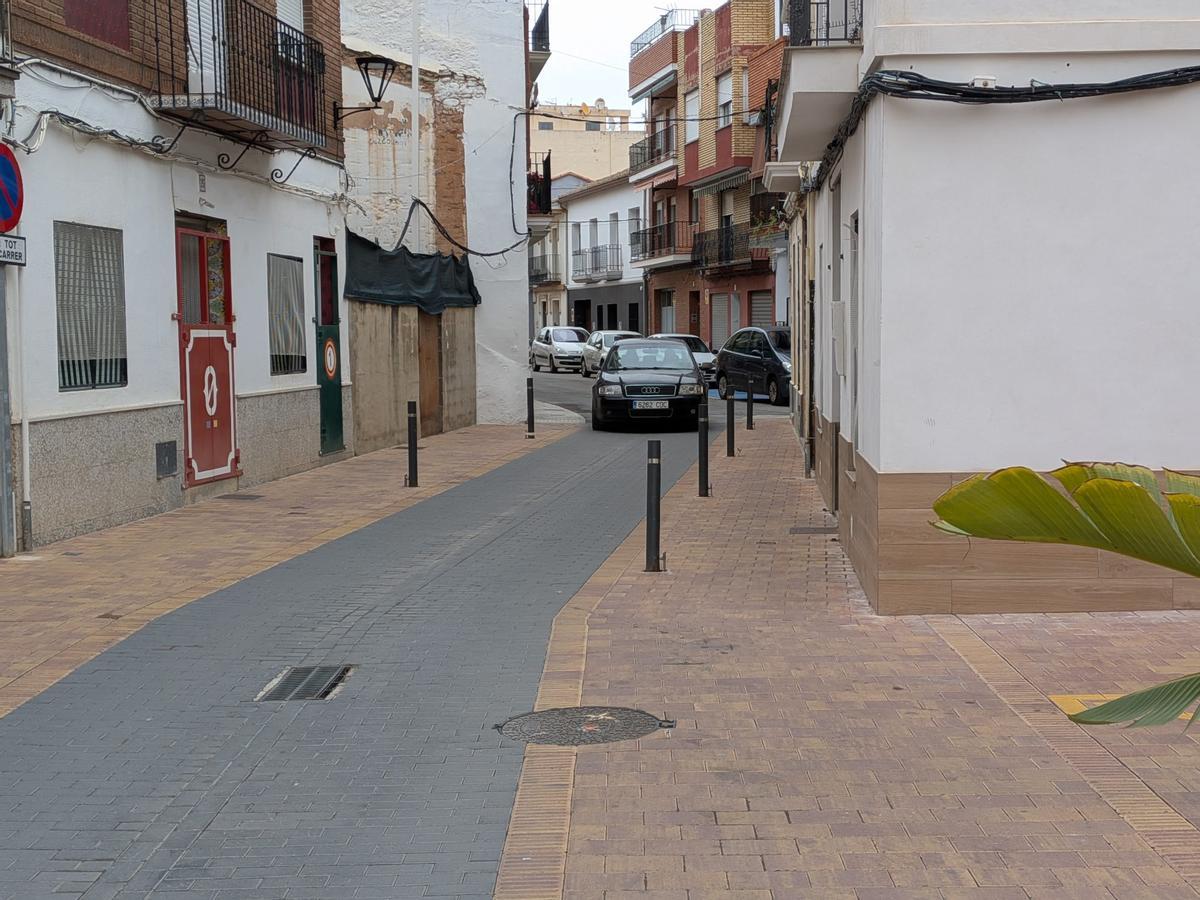 Calle donde se instalará el semáforo.