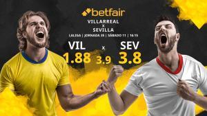Villarreal CF vs. Sevilla FC: horario, TV, estadísticas, clasificación y pronósticos