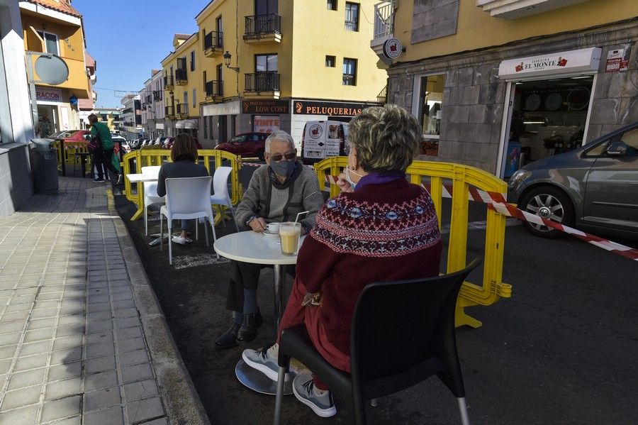 Así afrontan la alerta 3 los restaurantes y terrazas de Santa Brígida