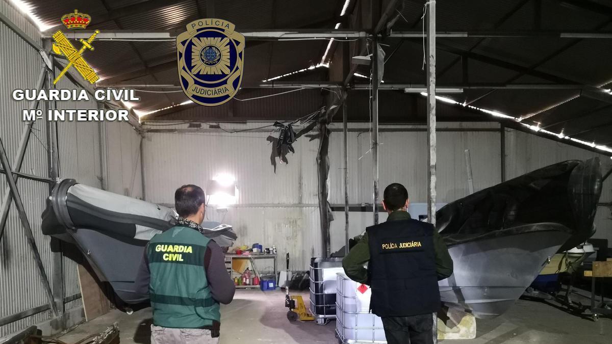 Embarcaciones incautadas durante la operación Endurance