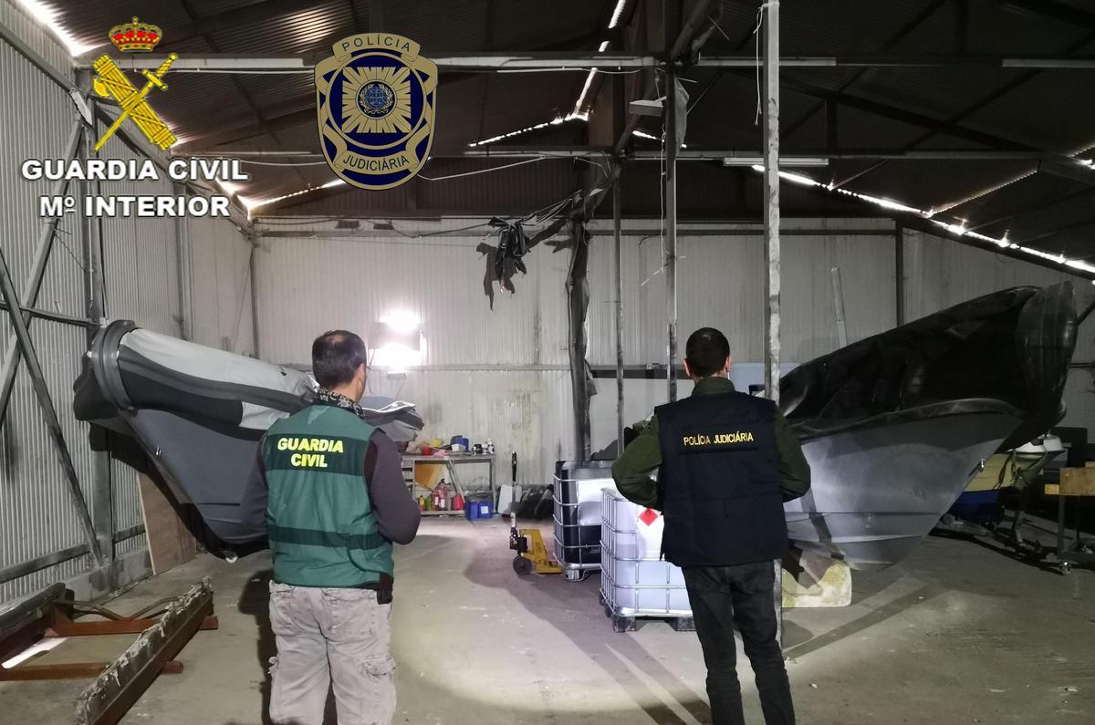 Embarcaciones incautadas durante la operación Endurance