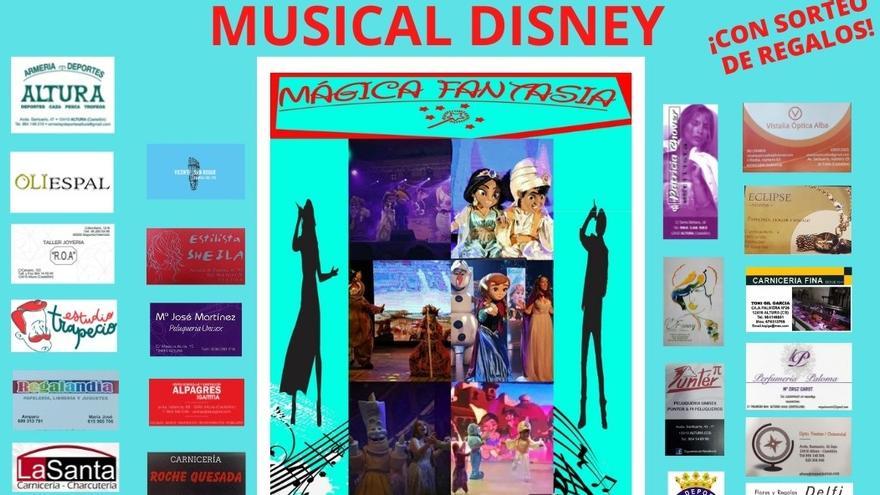 Cartel del musical de Disney que podrá verse este domingo en Altura.