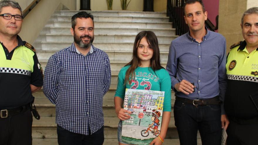 Miguel Hernández gana el concurso de dibujo de Educación Vial en Alcoy