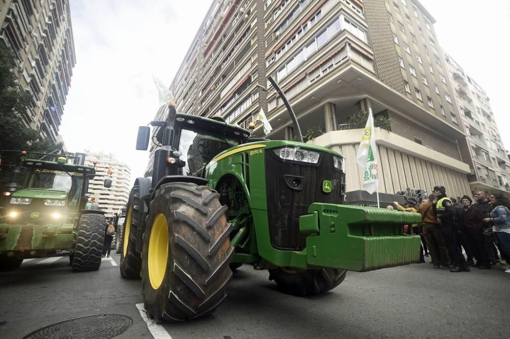 Así ha sido la manifestación de los agricultores en Murcia (II)