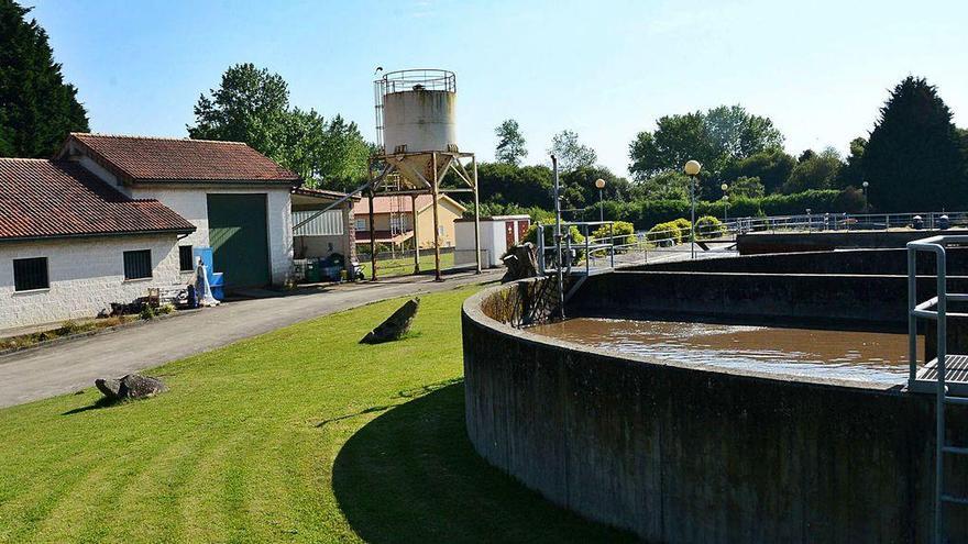 Estación depuradora de aguas residuales (EDAR) de Cangas, situada en Areamilla.
