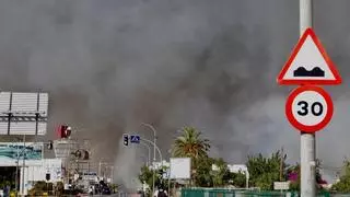 Más de 50 personas desalojadas por el incendio de Benidorm