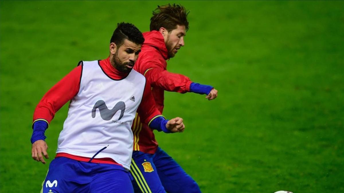 Diego Costa se lesionó en el último entrenamiento de la Roja