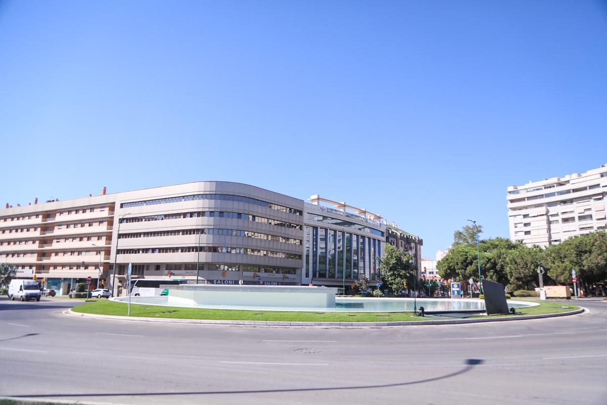 Nueva fuente de la plaza de la Solidaridad.