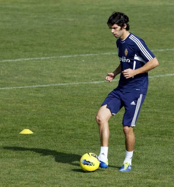 Entrenamiento del lunes del Real Zaragoza