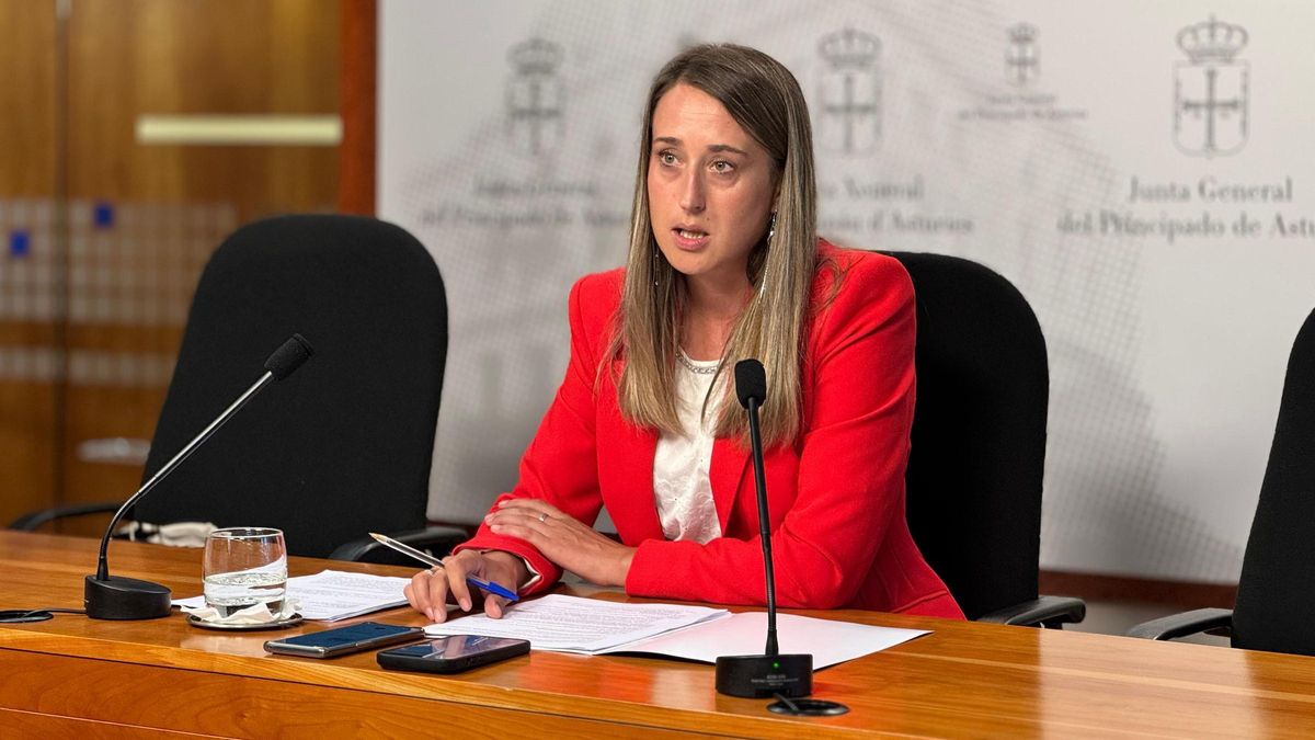 Cristina Vega, durante la rueda de prensa de esta mañana.