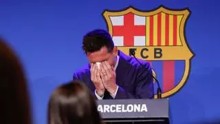 Las lágrimas de Messi