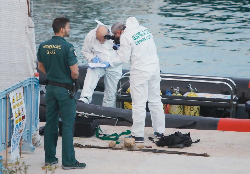 Hallan el cadáver de un hombre flotando frente al Palacio de Marivent