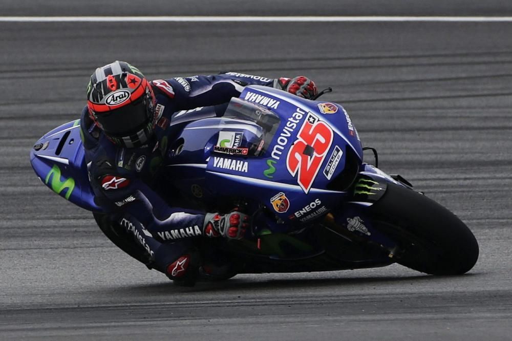 Maverick Viñales als tests de Sepang