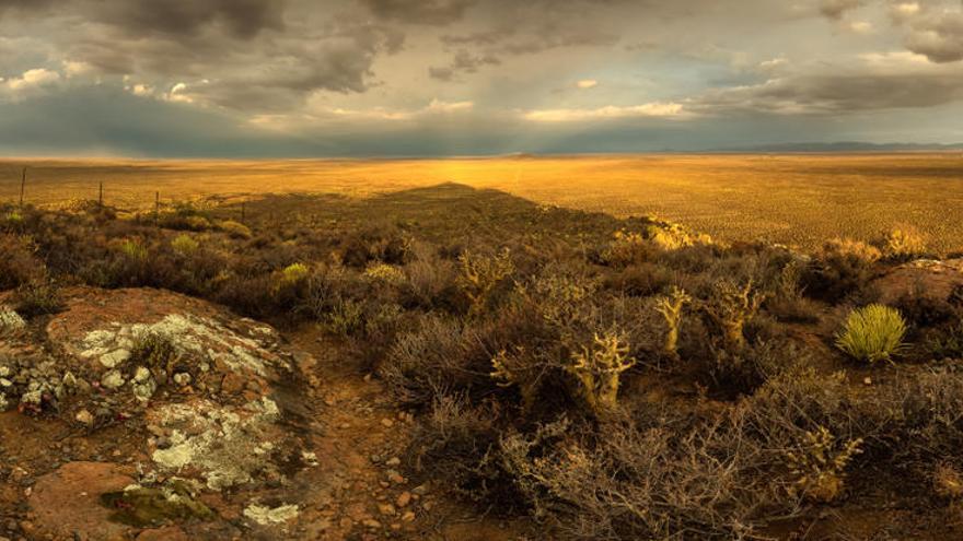 Un paisaje en la cuenca Karoo.