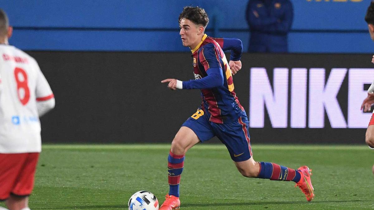 Pablo Páez 'Gavi' debuta con el Barça B