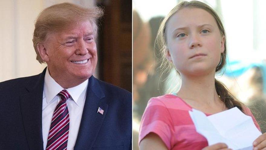Trump se mete con Greta Thunberg y le dice que se &quot;relaje&quot;
