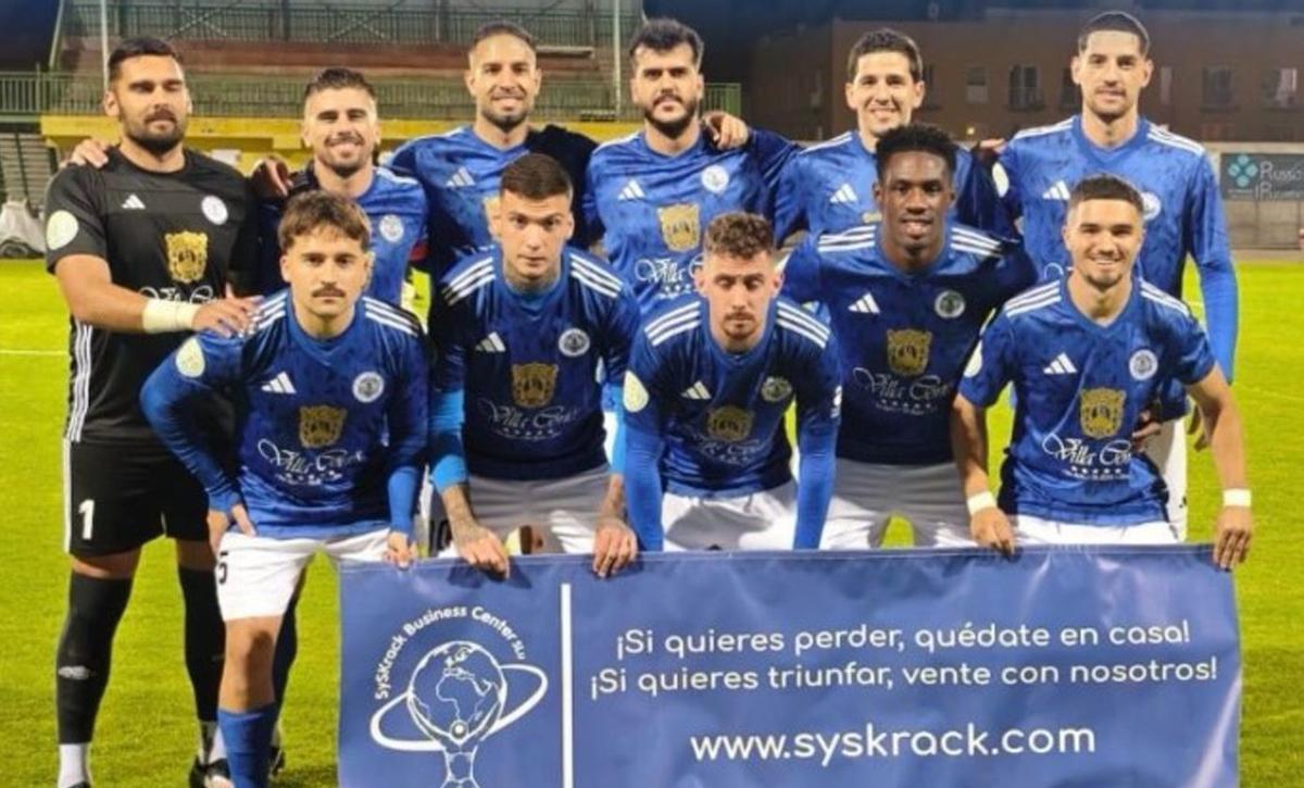 Alineación del CD Marino en el partido frente al Real Unión.