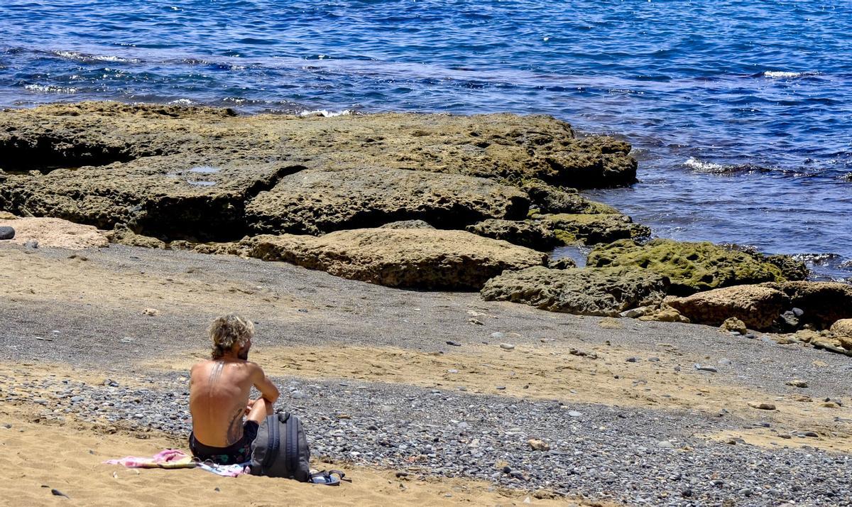 Las capas fósiles de Las Canteras, al descubierto