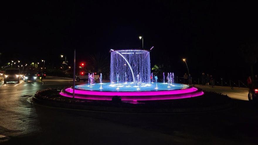 Estepona construye una segunda fuente ornamental en la entrada este al casco urbano