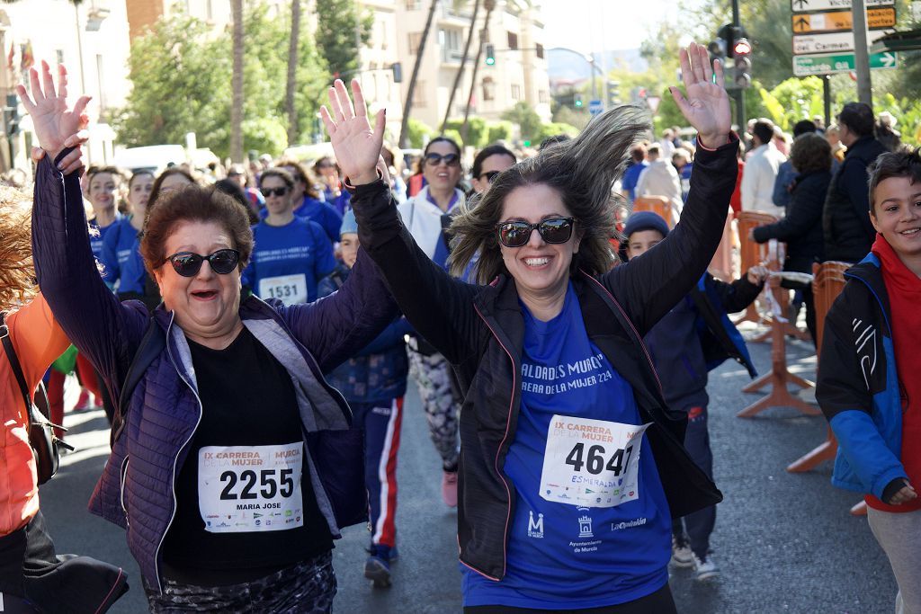 Las imágenes de la llegada a meta de la Carrera de la Mujer de Murcia 2024