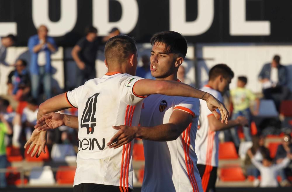 Valencia Mestalla - Llagostera, en imágenes