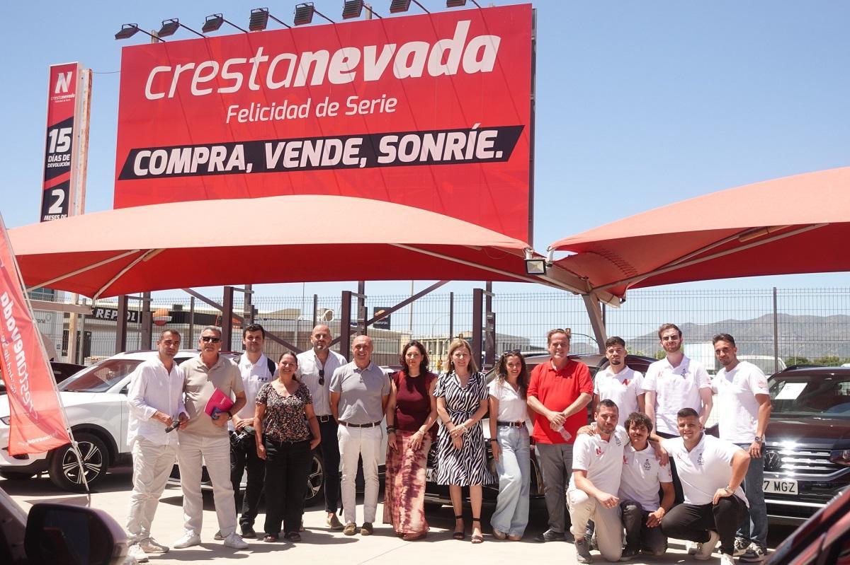 La presentación de la ampliación del centro de Crestanevada, en el polígono de Santa Bárbara en Málaga capital.