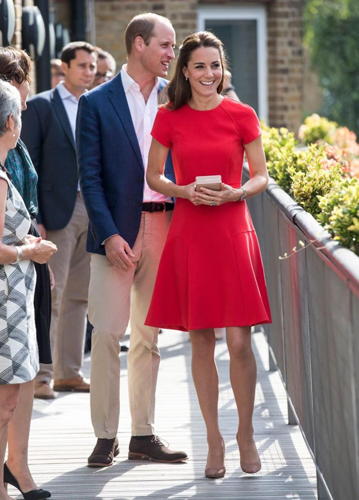 Kate Middleton: vestido rojo
