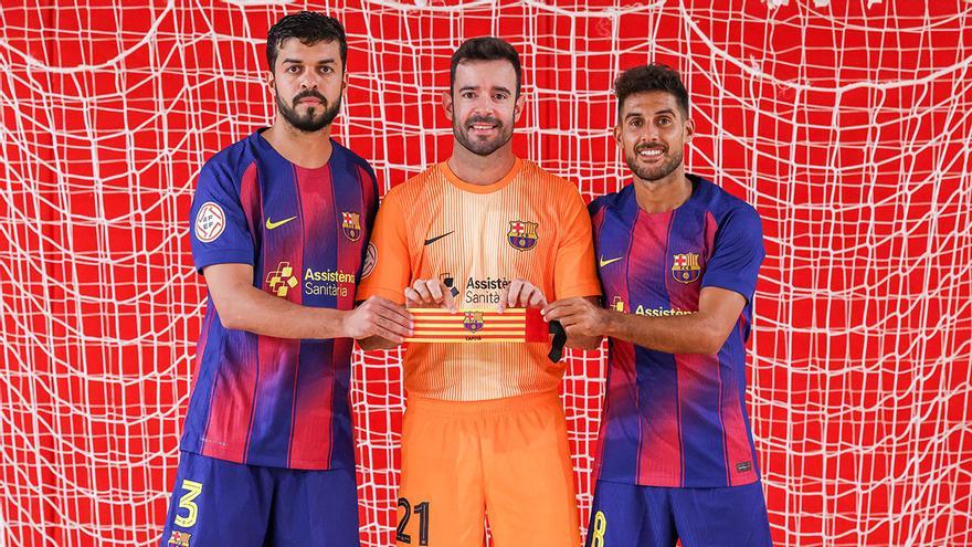 El Barça de fútbol sala ha hecho oficial a sus tres capitanes para la temporada 25/26.