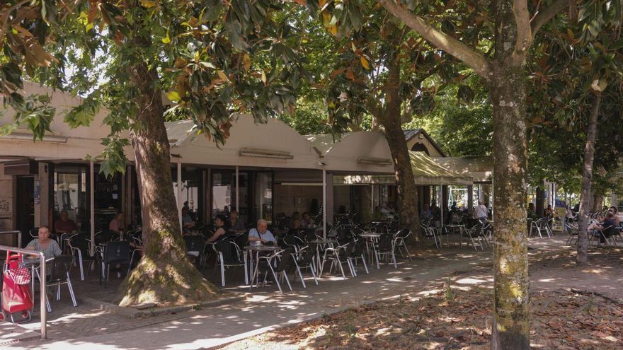 Cafetería de la Alameda que el Concello estudia adjudicar 24 horas. | Roi Cruz