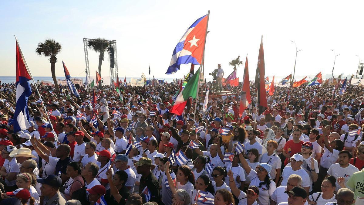 Celebraciones del Primero de Mayo en Cuba