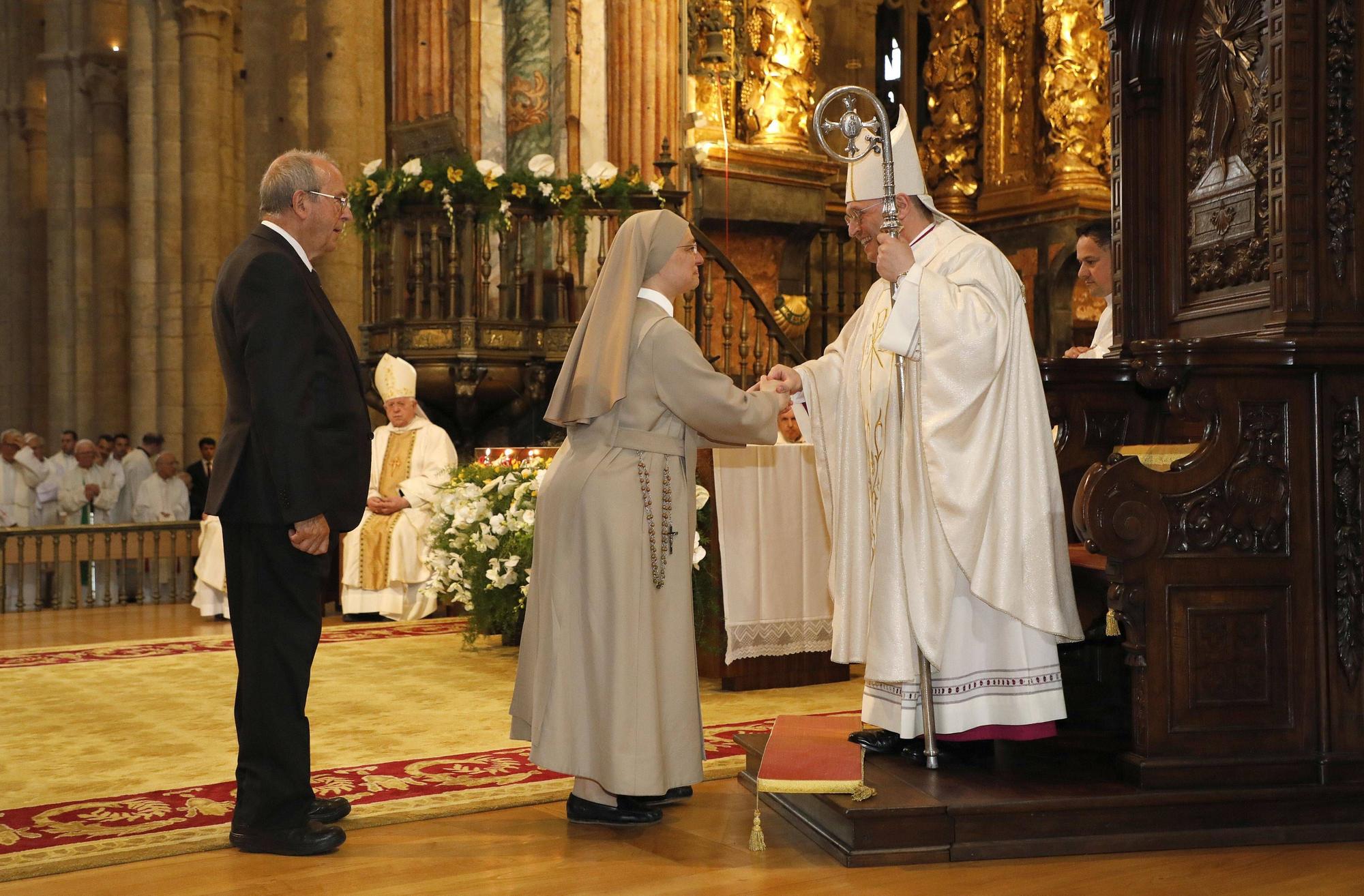 Ceremonia de toma de posesión del nuevo arzobispo de Santiago, monseñor Prieto