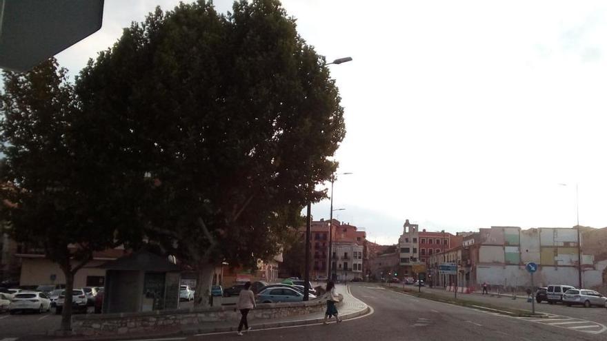 La avenida de La Feria, esta mañana.