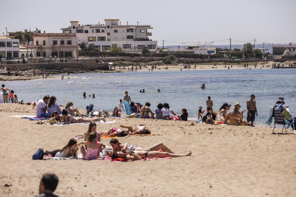 La Fiesta del Trabajo abarrota las playas de Palma