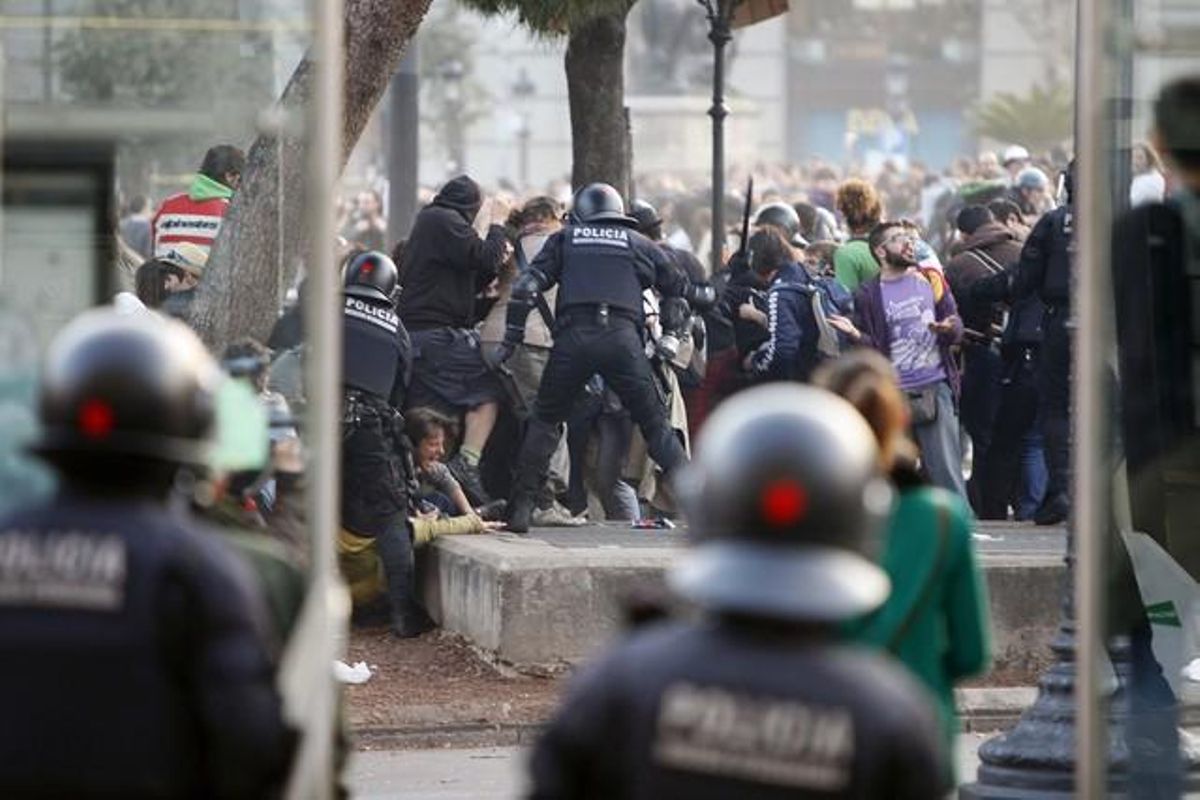 Els incidents del 29-M, vistos per Josep Garcia.