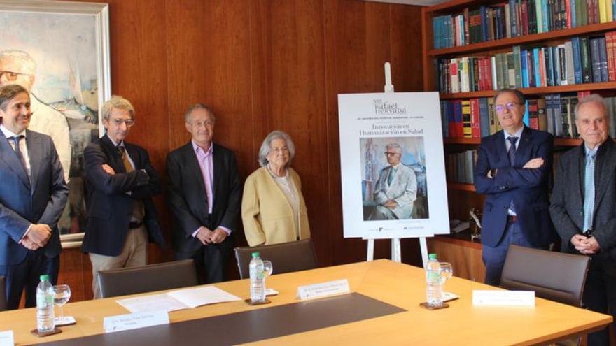 Presentación del Premio Rafael Hervada, en el Hospital San Rafael.