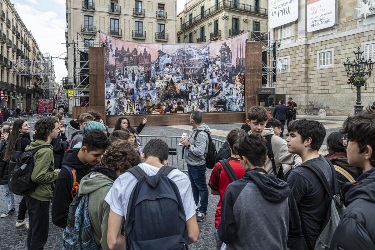 El pessebre de Barcelona obre al públic