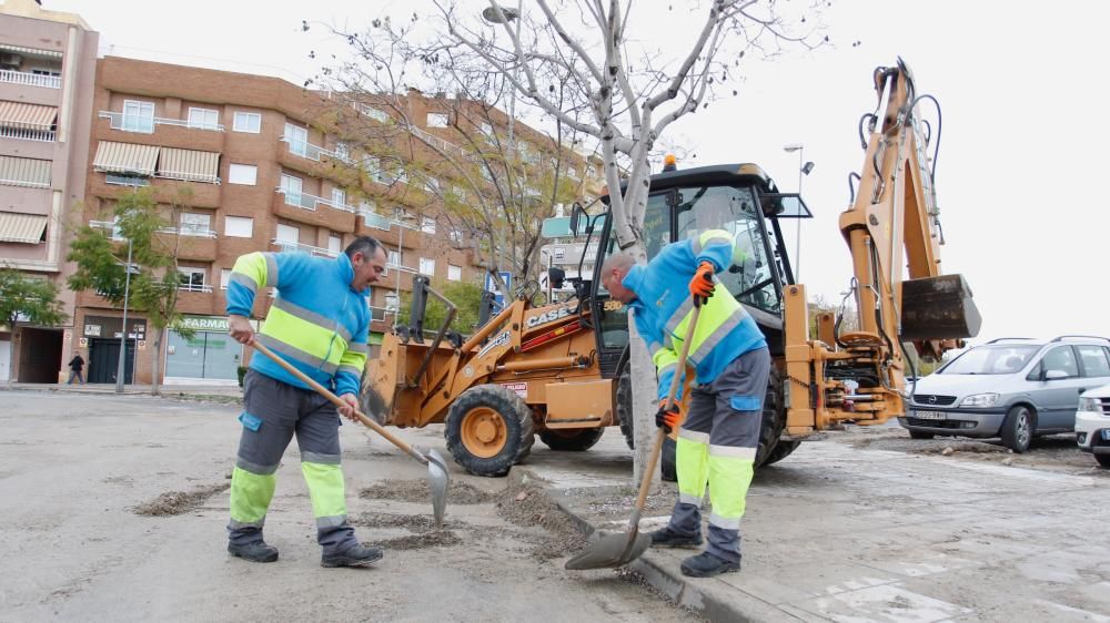 Así ha amanecido San Vicente del Raspeig tras la gota fría