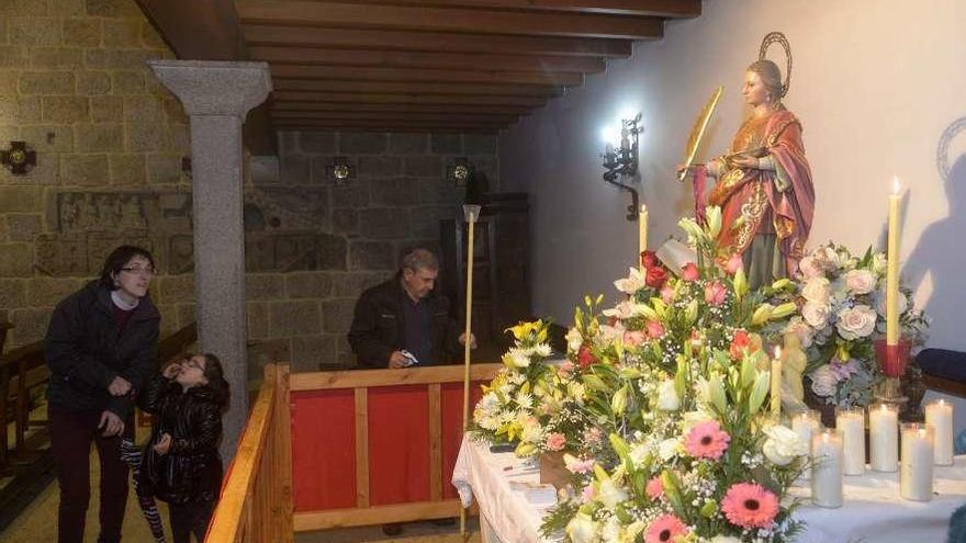 Fiestas de Santa Lucía en Dena, el pasado año. // Noé Parga