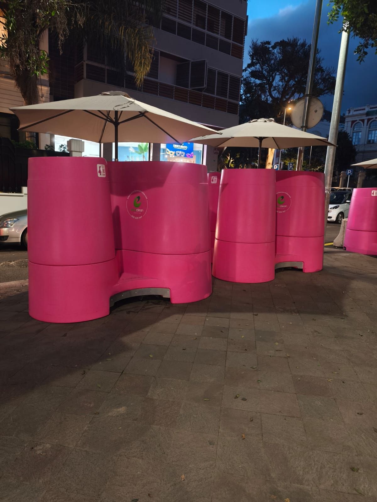 Baños exclusivos para mujeres en el carnaval de Santa Cruz