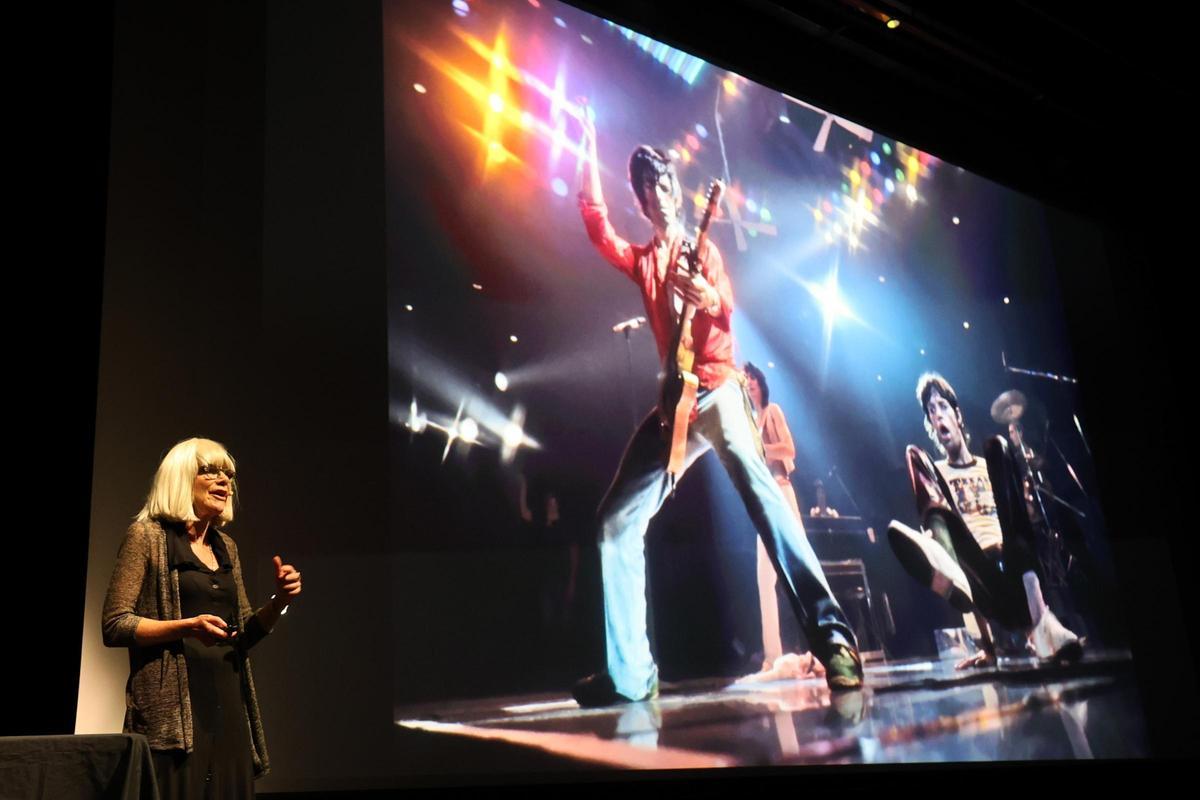 Imagen de un concierto de los Rolling Stones de Lynn Golsmith