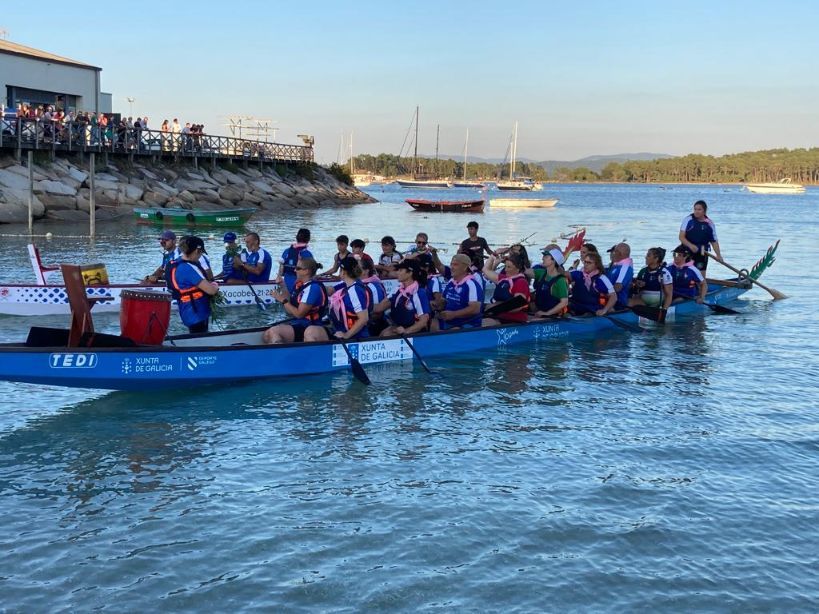 “I Travesía Barca de Pedra–Ruta Marítima Xacobea”.