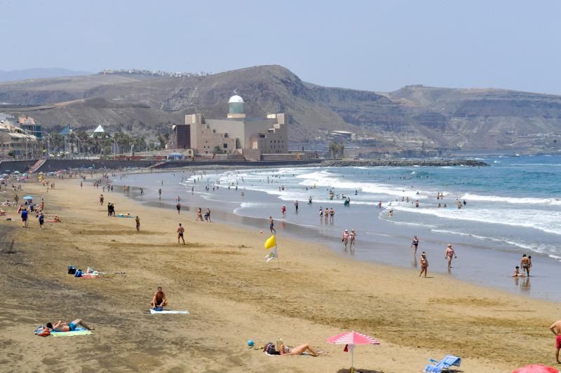 Calor y calima en Gran Canaria (17/08/21)