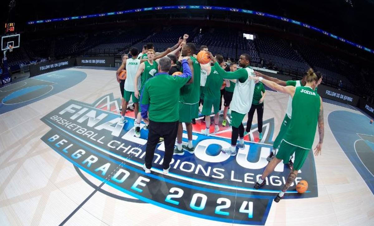 El Unicaja ganó la Final Four de la Basketball Champions Lerague de la pasada temporada en Belgrado.