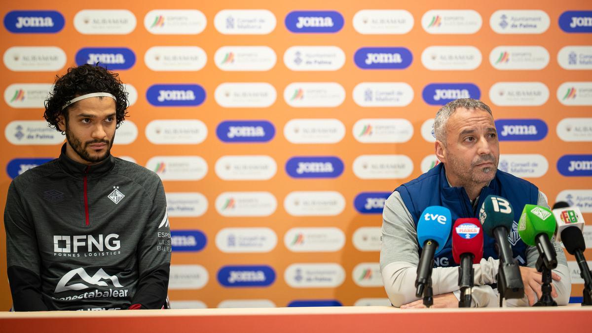 Lucão y Vadillo, en la rueda de prensa previa a la Supercopa de este jueves, 1 de enero